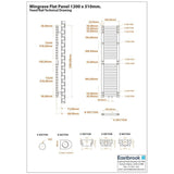 Eastbrook Flat Panel Radiator Eastbrook Wingrave Flat Panel Radiator In Matt Black