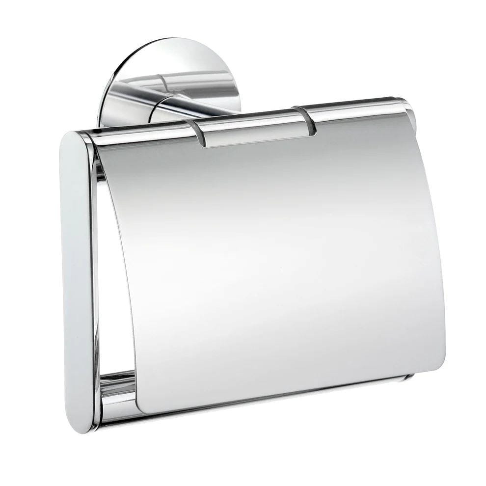 Smedbo Toilet Roll Holder Smedbo Dot Self-Adhesive Toilet Roll Holder with Cover