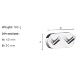Smedbo Robe Hook Smedbo Home Double Towel Hook