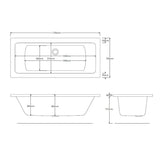 Roca Double Ended Bath Roca The Gap Double Ended Bath