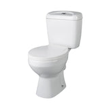 Aquarius Bathrooms Close Coupled Toilet Aquarius Sydney Rimless Open Back Close Coupled Toilet with Seat