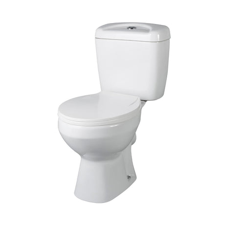Aquarius Bathrooms Close Coupled Toilet Aquarius Sydney Rimless Open Back Close Coupled Toilet with Seat