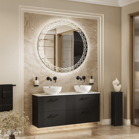hib. Illuminated Mirror 1000mm hib. Bellus Round LED Illuminated Mirror