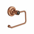 Vado Toilet Roll Holder Brushed Bronze/Black Booth & Co. Axbridge Toilet Roll Holder