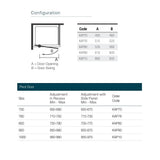 Merlyn Sliding Shower Door Merlyn IQ Easyfit Pivot Shower Door