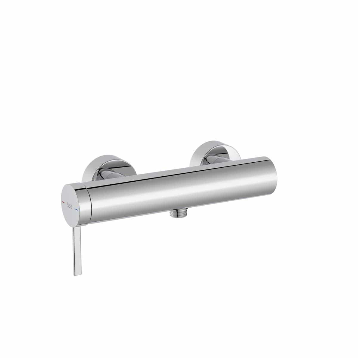 Roca Exposed Shower Valve Chrome Roca Ona Wall Mounted Single Lever Manual Shower Mixer Valve