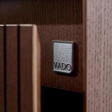 Vado Wall Mounted Vanity Unit Vado Groove Fluted Wall Mounted Two Drawer Vanity Unit with Basin