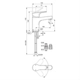 Ideal Standard Bath Mixer Ideal Standard Cerabase Single Lever Bath Filler Tap in Chrome