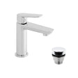 VADO Cloakroom Tap Vado Photon Mini Mono Basin Mixer Tap with Universal Waste - Chrome - PHO-100M/CC-C/P