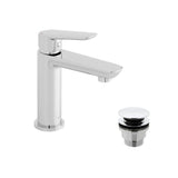 VADO Cloakroom Tap Vado Photon Mini Mono Basin Mixer Tap with Universal Waste - Chrome - PHO-100M/CC-C/P