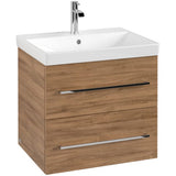 Villeroy & Boch Wall Mounted Vanity Unit Villeroy & Boch Avento Wall Hung Vanity Unit 580mm Two Drawers with Basin