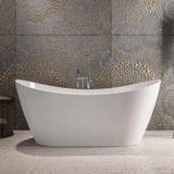 Eastbrook Roll Top and Slipper Freestanding Bath Eastbrook Chislehurst Freestanding Bath - 1700 x 790mm in Gloss White