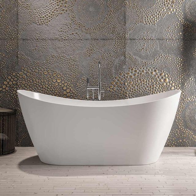 Eastbrook Roll Top and Slipper Freestanding Bath Eastbrook Chislehurst Freestanding Bath - 1700 x 790mm in Gloss White