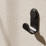 Crosswater Robe Hook Matt Black Crosswater Velo Robe Hook