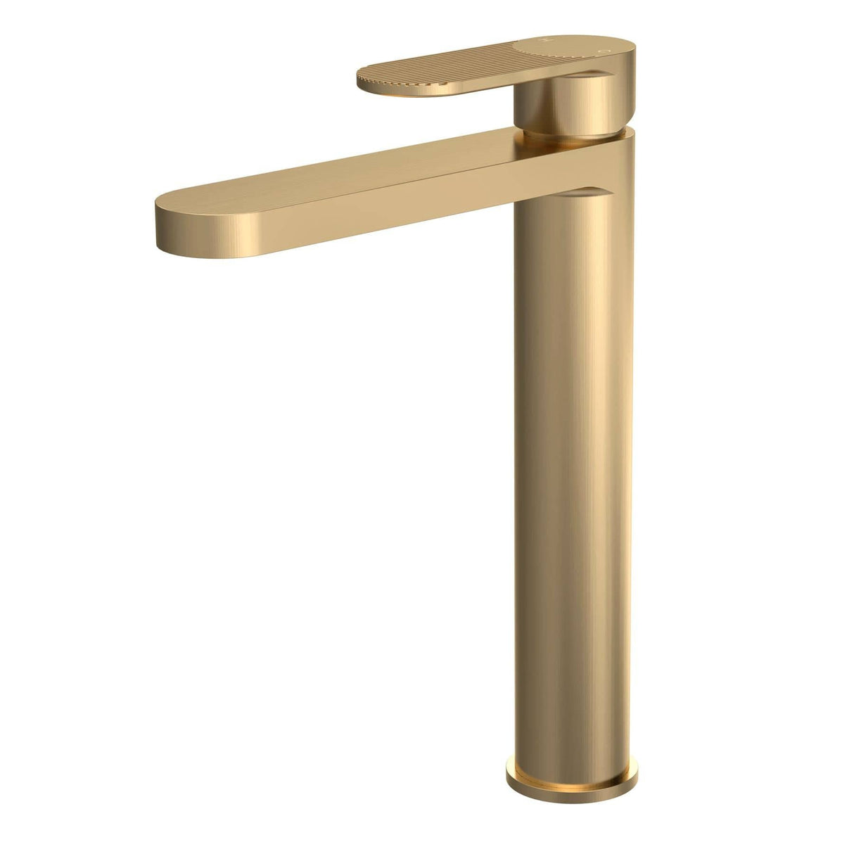 Aquarius Bathrooms Tall Basin Tap Brushed Brass Aquarius Deco Tall Mono Basin Mixer