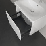 Villeroy & Boch Wall Mounted Vanity Unit Villeroy & Boch Skyla Wall Mounted 500mm One Drawer Vanity Unit with Basin