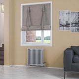 Eastbrook Column Radiator 600 x 608 / Dual Fuel Eastbrook Rivassa Traditional 2 Column Radiator in Chrome Effect
