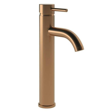 Aquarius Tall Basin Tap Brushed Bronze Aquarius Zanelli Tall Mono Basin Mixer Tap