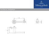 Villeroy & Boch Toilet Roll Holder Villeroy & Boch Elements Tender Toilet Roll Holder