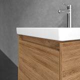 Villeroy & Boch Wall Mounted Vanity Unit Villeroy & Boch Skyla Wall Mounted 500mm One Drawer Vanity Unit with Basin