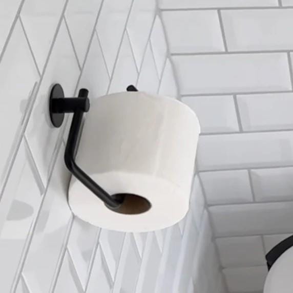Smedbo Towel Rails and Rings Smedbo Beslagsboden Round Self-Adhesive Swivel Toilet Roll Holder