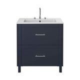 Heritage Floor Standing Vanity Unit Midnight Blue / 1 Heritage Lynton 800mm Floor Standing Unit with Basin