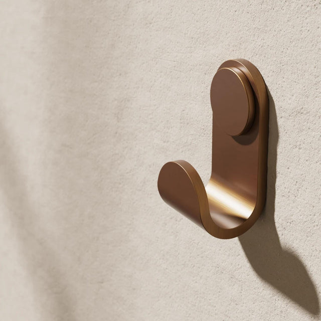 Crosswater Robe Hook Brushed Bronze Crosswater Velo Robe Hook