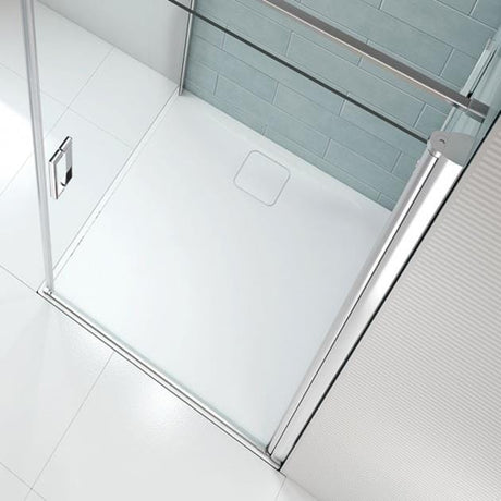 Merlyn Square Shower Tray Merlyn Level 25 Slip Resistant  Square Shower Tray - 900 x 900mm