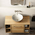 Crosswater Countertop Basin Brushed Nickel Crosswater Circus 400mm Round Countertop Basin