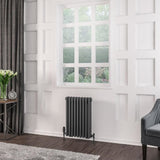 Eastbrook 600 x 428 / Central Heating Eastbrook Rivassa Traditional 3 Column Radiator in Matt Anthracite