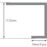 Multipanel Wall Panel Multipanel Wall Profile - L-Shaped End Cap - Type C - 2450mm/2750mm