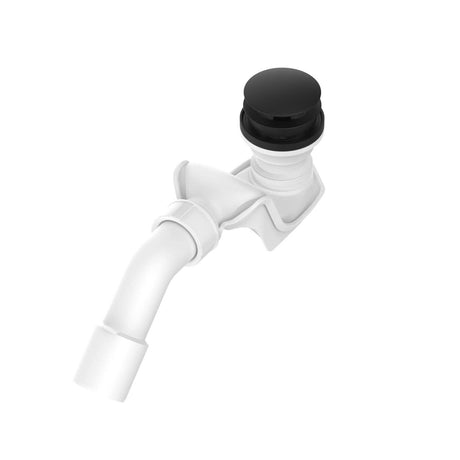 Roca Wastes and Accessories Matt Black Roca Aqua Click-Clack Bath Waste for Bath with Integrated Overflow