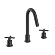 Heritage 3 Tap Hole Basin Set Matt Black Heritage Salcombe 3 Hole Basin Mixer Tap