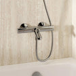 Crosswater Bath Shower Mixer Crosswater Kai Exposed Kai Thermostatic Bath Shower Mixer in Chrome