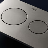 Roca Flush Plate Roca Duplo-S PS3 Flush Plate in Brushed Stainless Steel