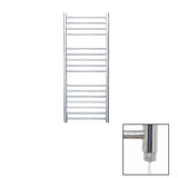 JIS Ladder Rail 1000 x 400mm / Polished Chrome / Electric Only JIS Sussex Steyning Vertical Stainless Steel Heated Towel Rail