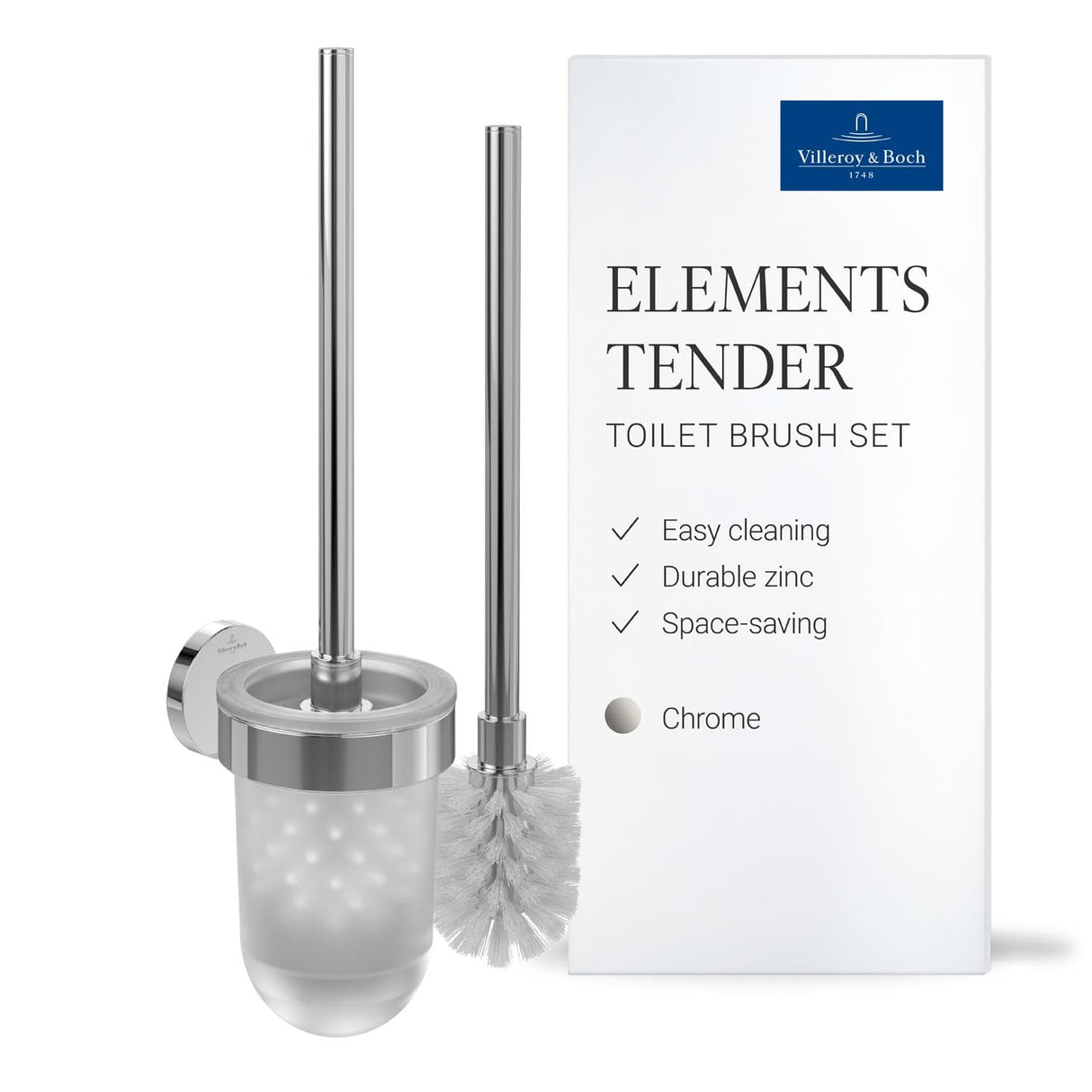 Villeroy & Boch Toilet Roll Holder Villeroy & Boch Elements - Tender Toilet Brush Set