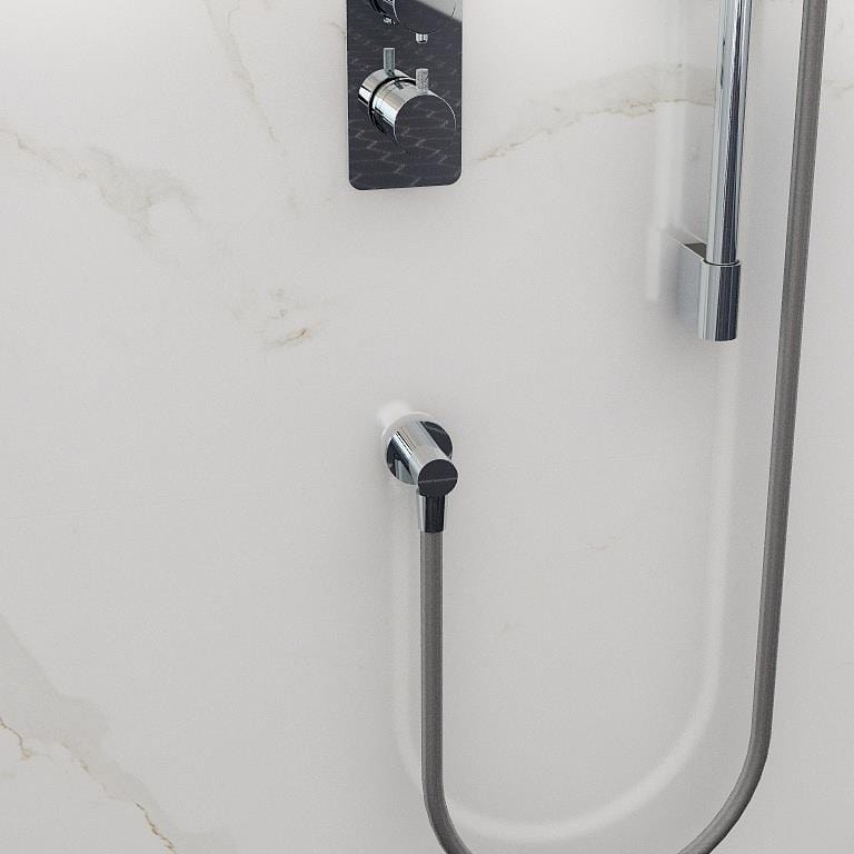 Imex Shower Brackets and Outlets Imex Round Wall Outlet Elbow