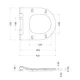 Crosswater Wall Hung Toilet Crosswater Glide II Short Projection Wall Hung Rimless Toilet with Quick Release Soft Close Seat