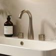 Saneux 3 Tap Hole Basin Set Saneux Eden 3 Hole Basin Mixer Tap in Brushed Nickel
