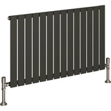 Aquarius Bathrooms Panel Radiator 600 x980mm / Anthracite Aquarius Flat Panel Single Horizontal Radiator