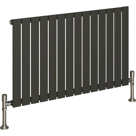 Aquarius Bathrooms Panel Radiator 600 x980mm / Anthracite Aquarius Flat Panel Single Horizontal Radiator