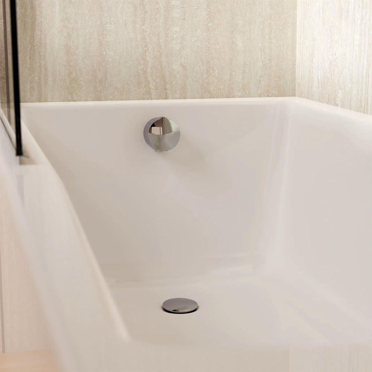 Crosswater Bath Waste Crosswater Bath Pop-Up-Waste with Filler in Chrome