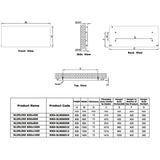 Reina Panel Radiator Reina Slimline Horizontal Central Heating Flat Panel Radiator