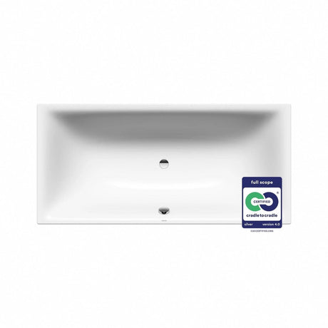 Kaldewei Double Ended Bath 1800mm x 800mm Kaldewei Silenio Double Ended Steel Bath with Leg Set