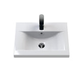 Aquarius Floor Standing Vanity Unit Aquarius Brisbane 500mm 2 Door Floor Standing Vanity Unit with 1 Tap Hole Mid Edge Basin