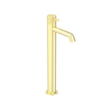 Saneux Tall Basin Tap Brushed Brass / Fluted Saneux Cos Tall Deck Mounted Basin Mixer Tap