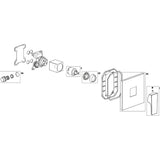 Villeroy & Boch Concealed Shower Valve Villeroy & Boch Architectura Concealed 1-Outlet Single Lever Trim Set