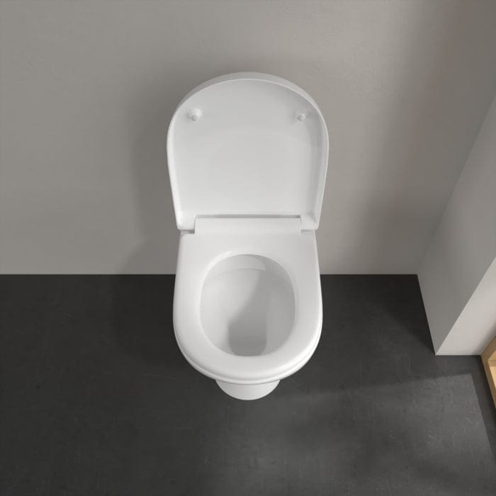 Villeroy & Boch Back to Wall Toilet Villeroy & Boch O.novo Back to Wall Toilet with Soft Close Seat