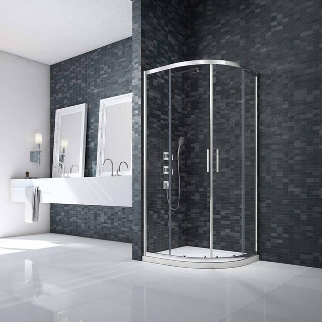 UK Bathroom Store Merlyn Ionic Essence Framed 2 Door Quadrant Shower Enclosure in Chrome